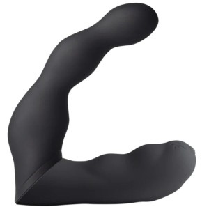 ROCKS-OFF - ADATTATORE NERO PER VIBRATORE PROSTATICO E ANALE